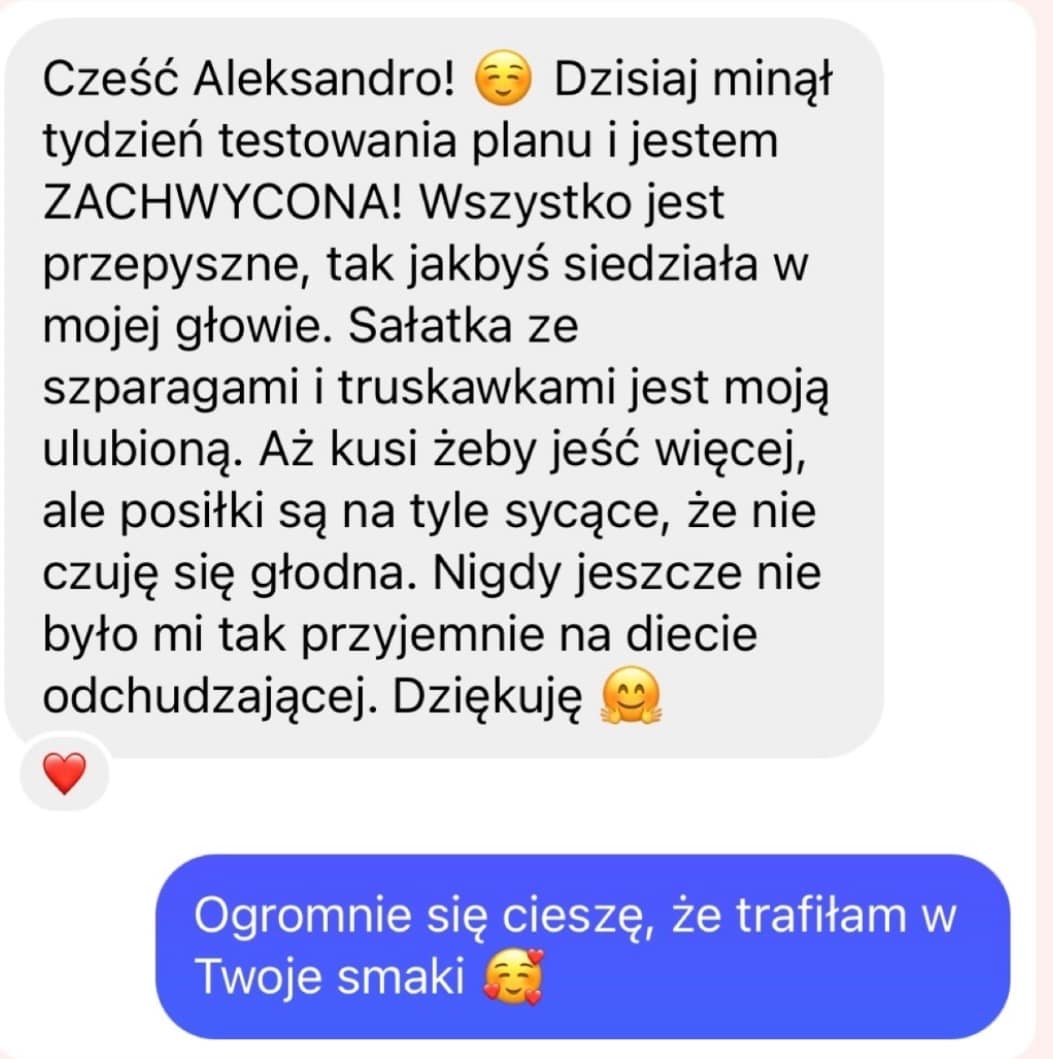 Anonimowa opinia o konsultacji dietetycznej