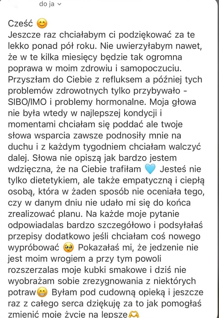 Anonimowa opinia po współpracy długoterminowej